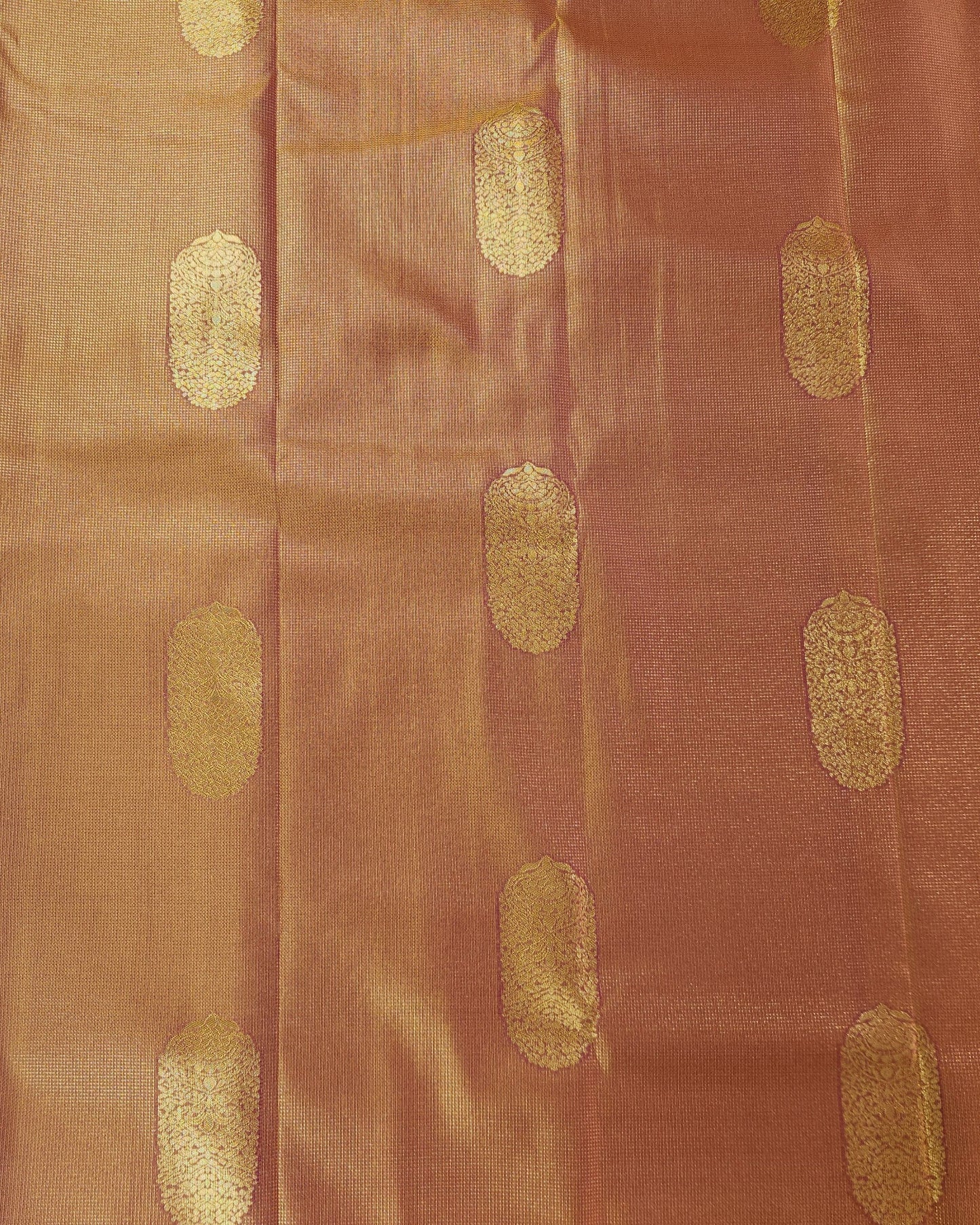 Ornate Radiance - Kancheevaram semi-silk saree