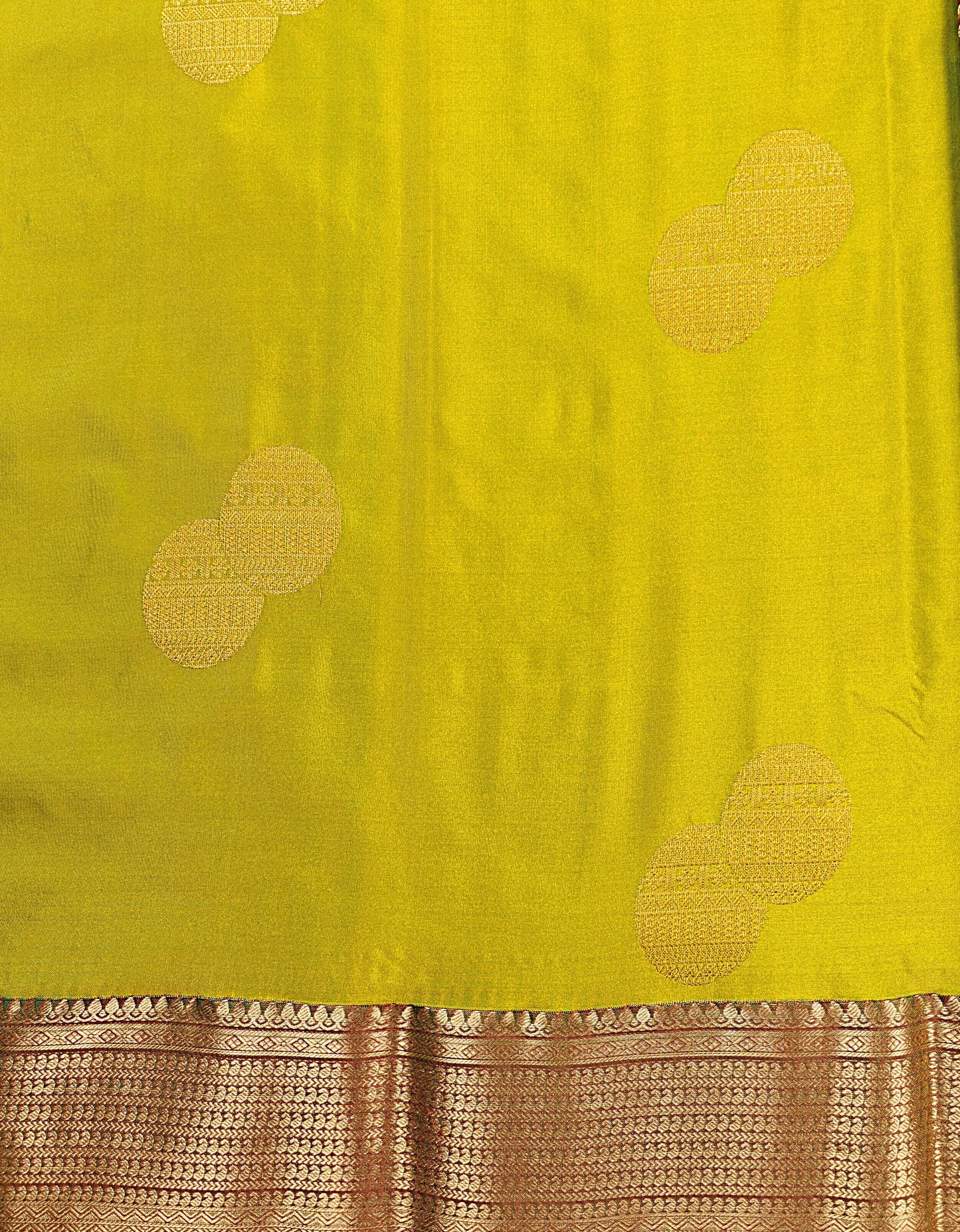 Elephant Parade - Kancheevaram semi silk saree
