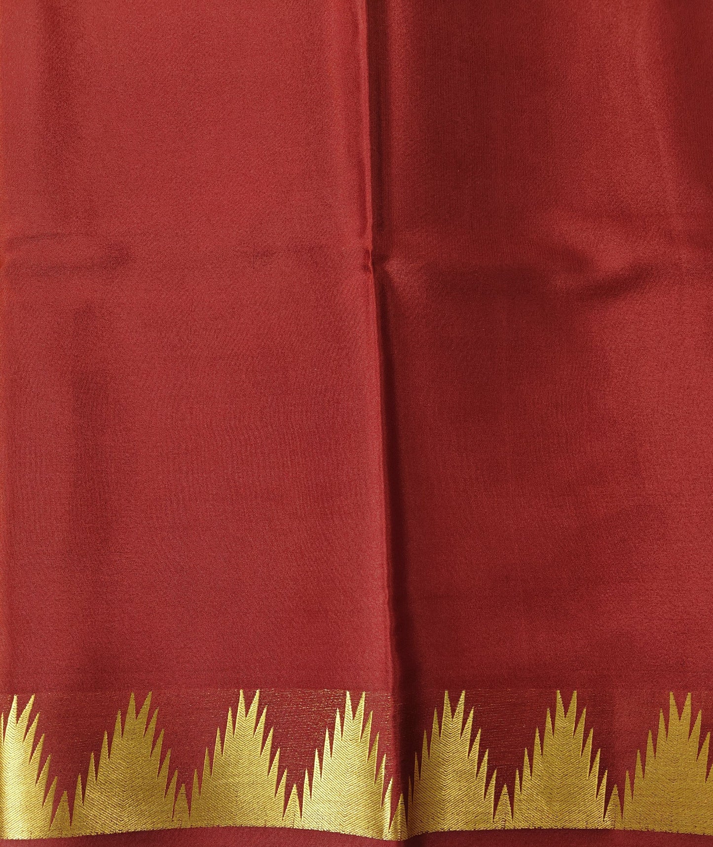 Grace in Weave - Pure crepe 90grams Temple border saree