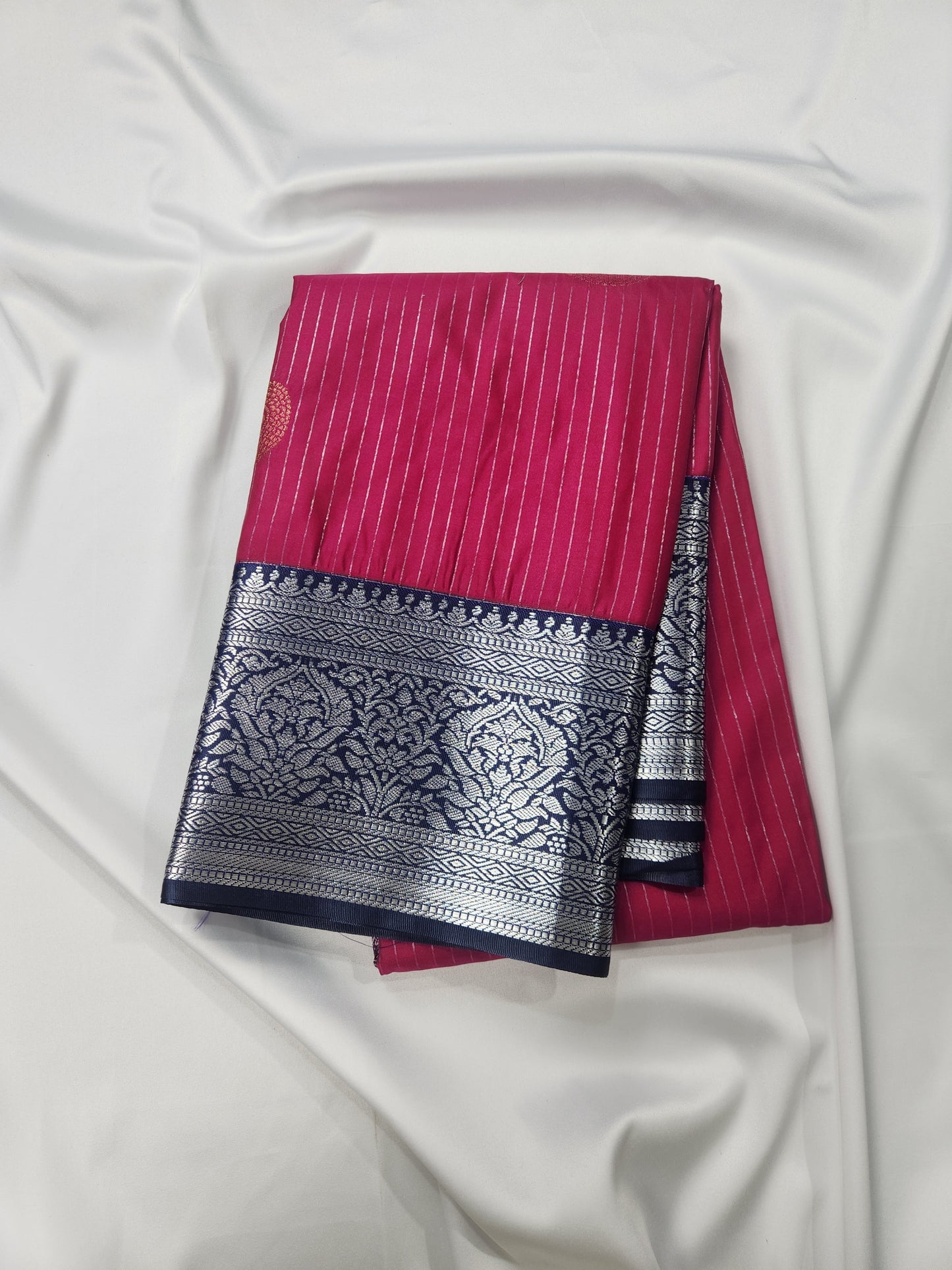 Threads of Radiance - Kancheevaram semi-silk saree