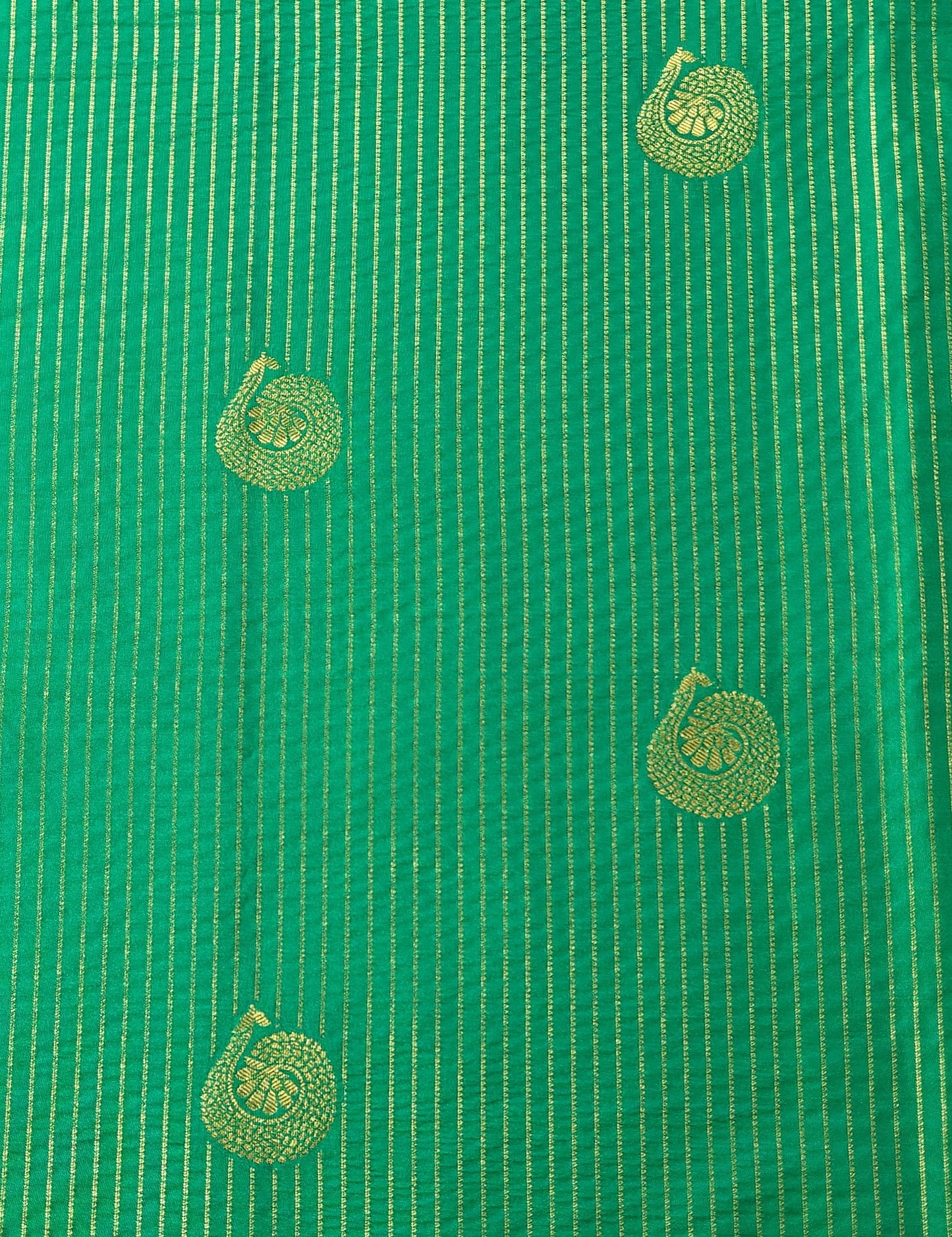 Opulent Stripes - Kancheevaram semi-silk saree