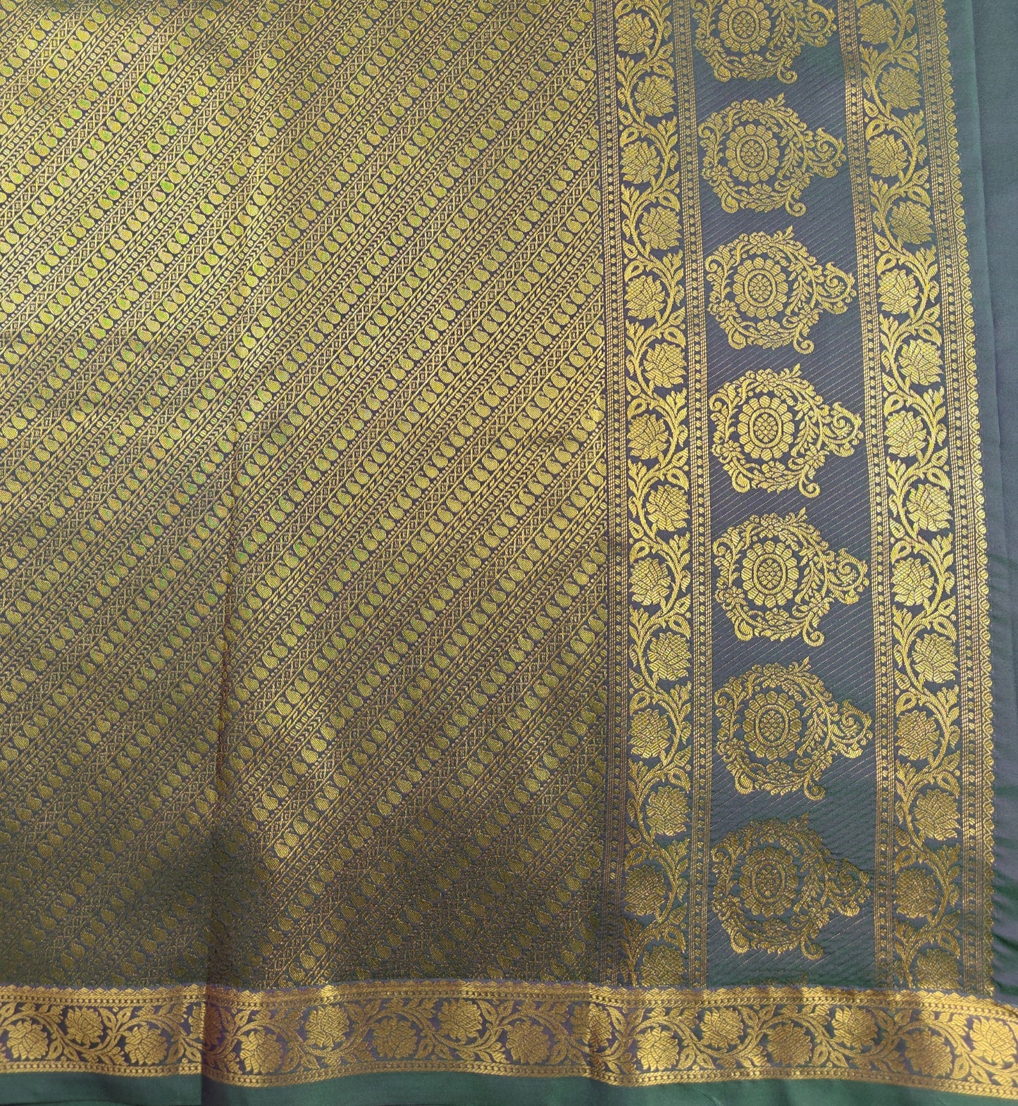 Kancheevaram semi-silk saree
