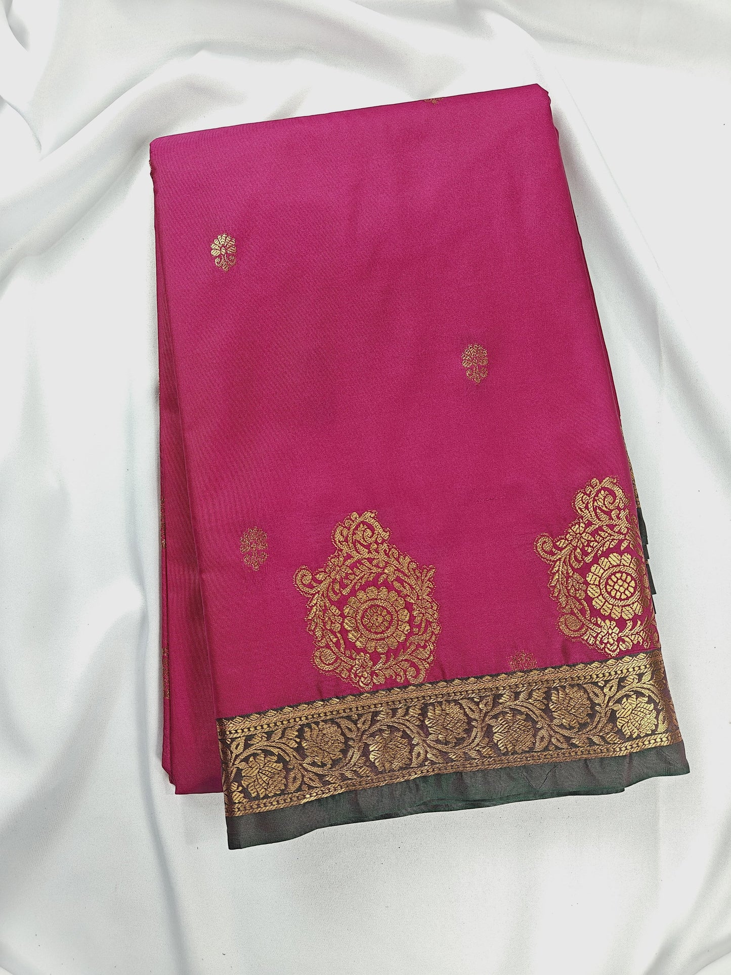 Kancheevaram semi-silk saree