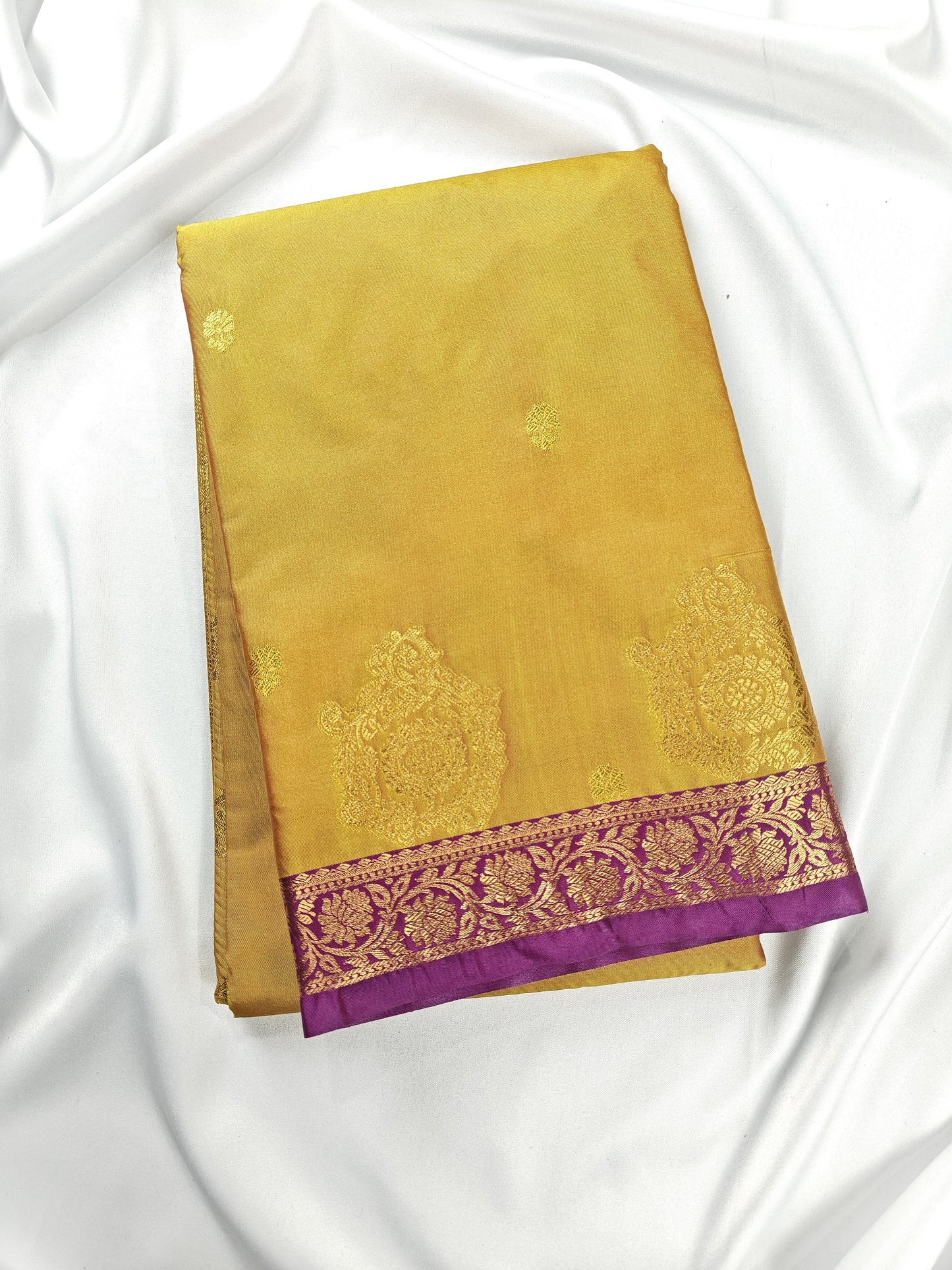 Kancheevaram semi-silk saree