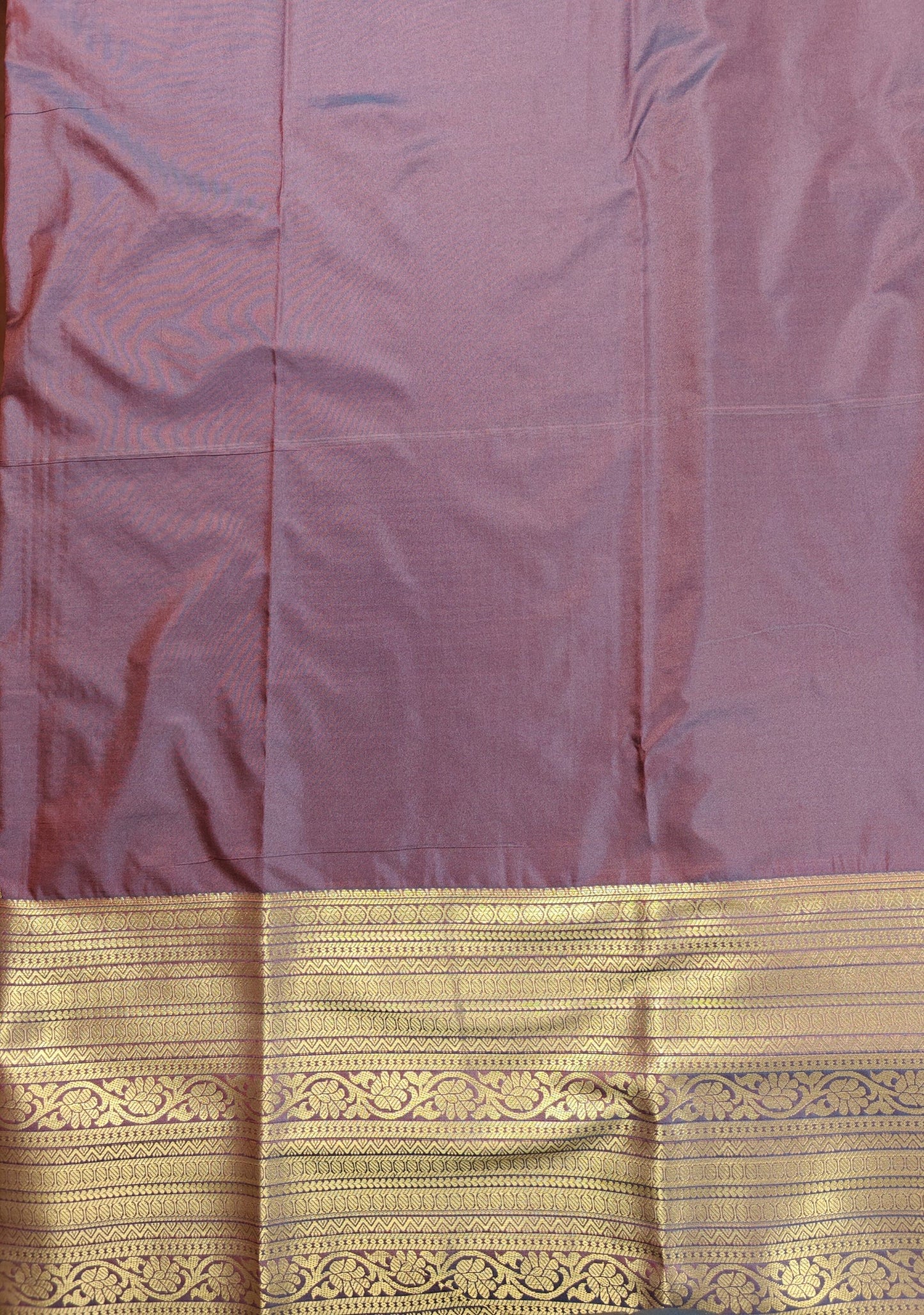 Checkered Weave - Kancheevaram semi-silk saree