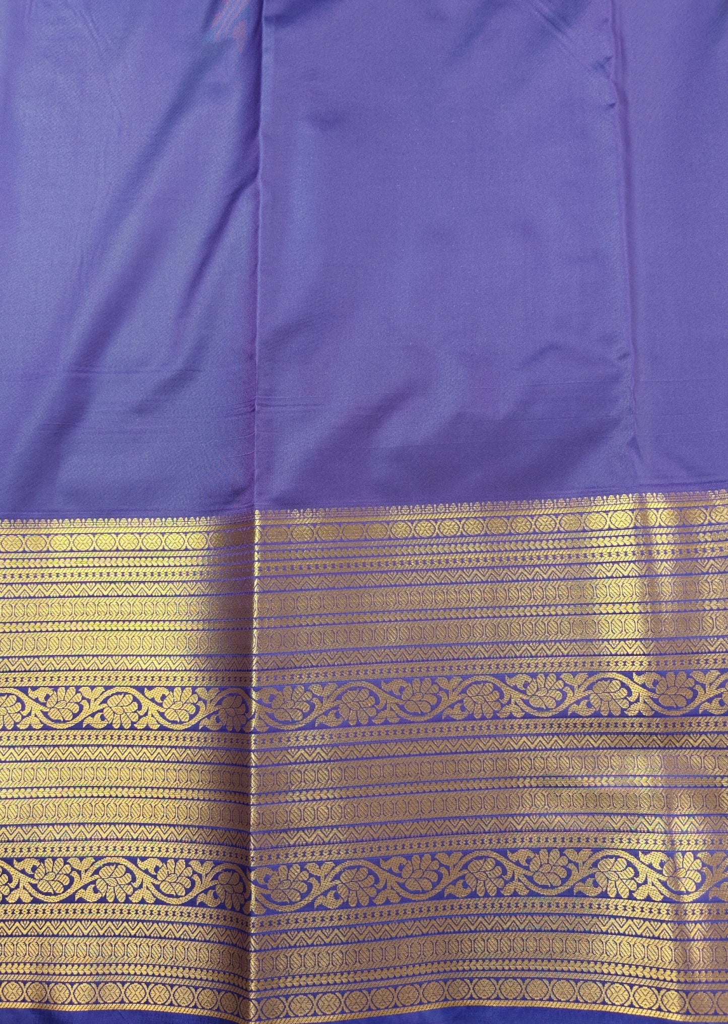 Checkered Weave - Kancheevaram semi-silk saree
