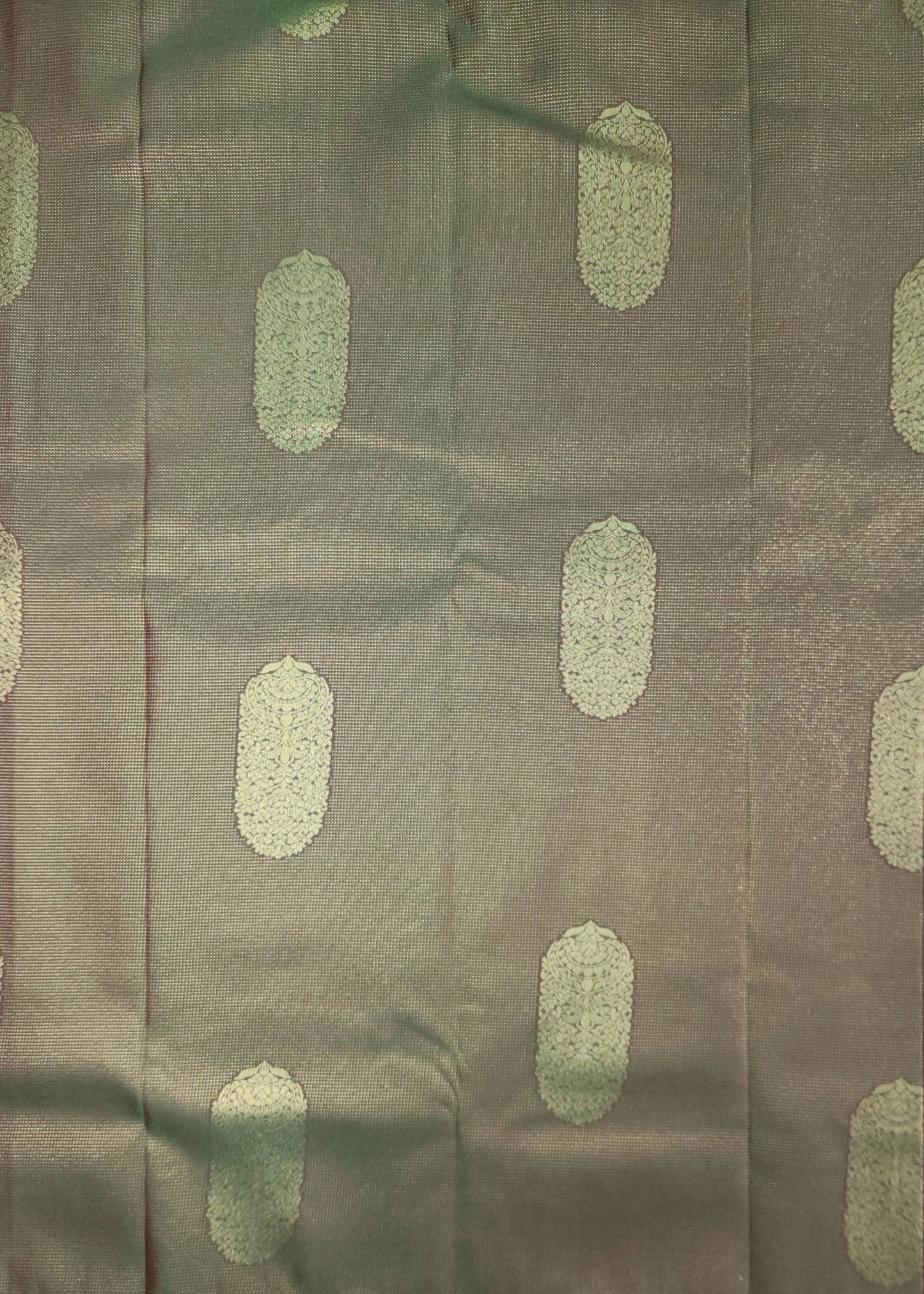 Ornate Radiance - Kancheevaram semi-silk saree