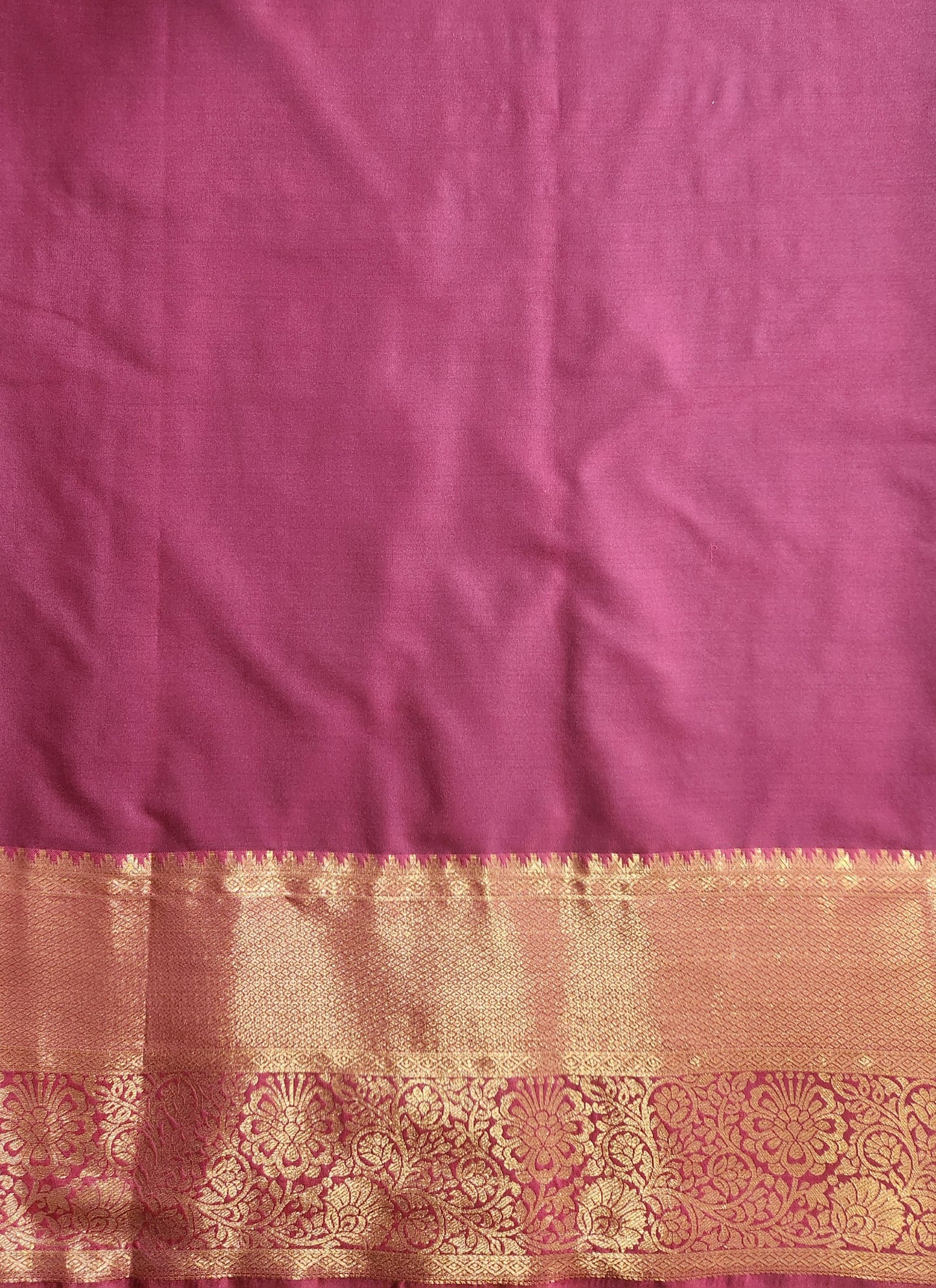 Peacock Symphony -  Kancheevaram semi-silk