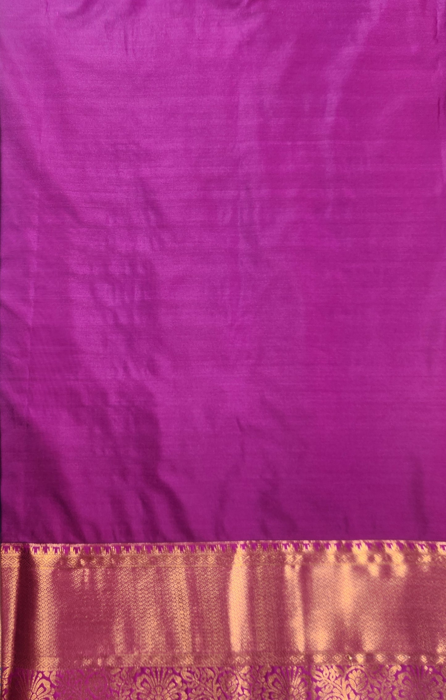 Peacock Symphony -  Kancheevaram semi-silk
