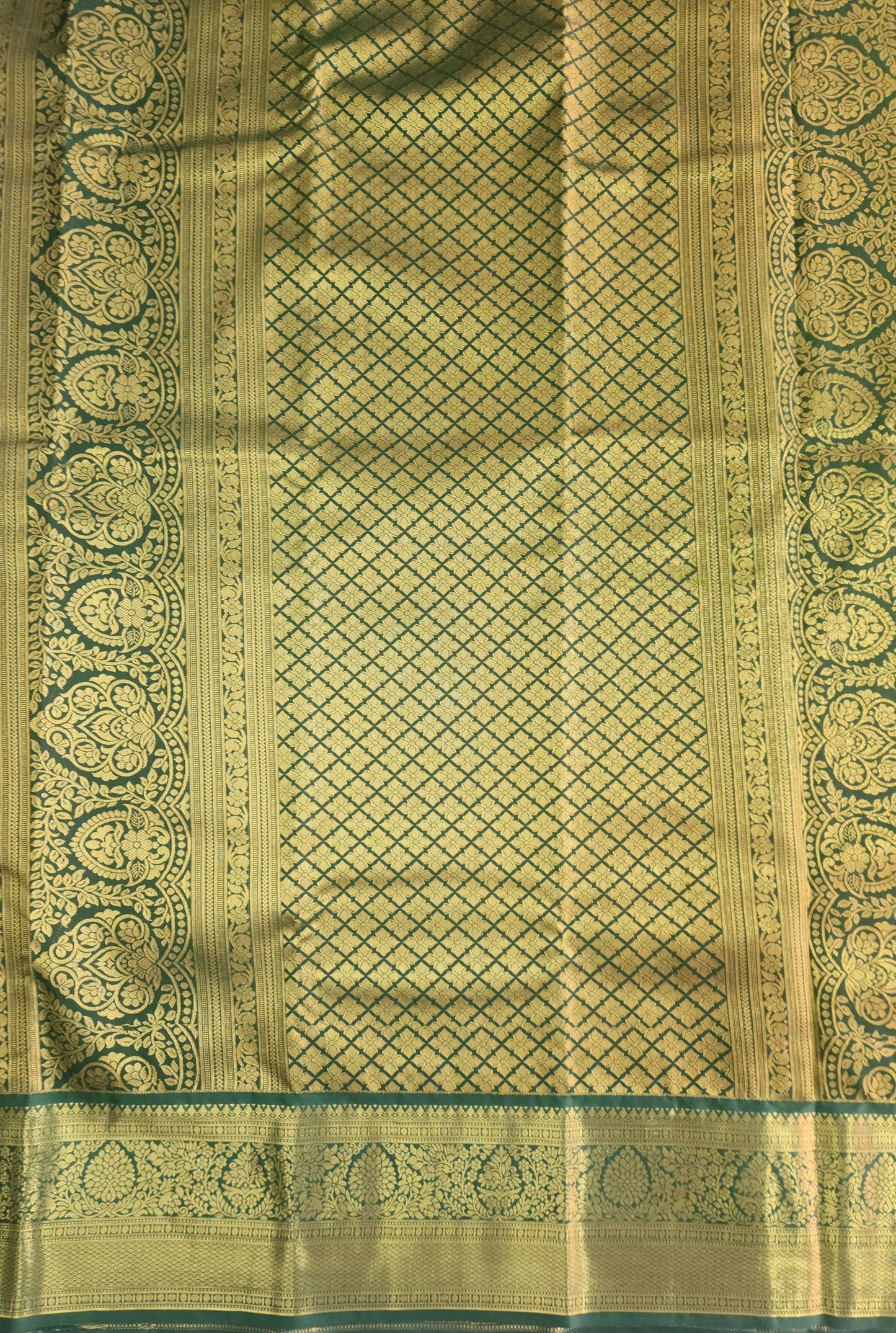 Kancheevaram semi silk brocade saree