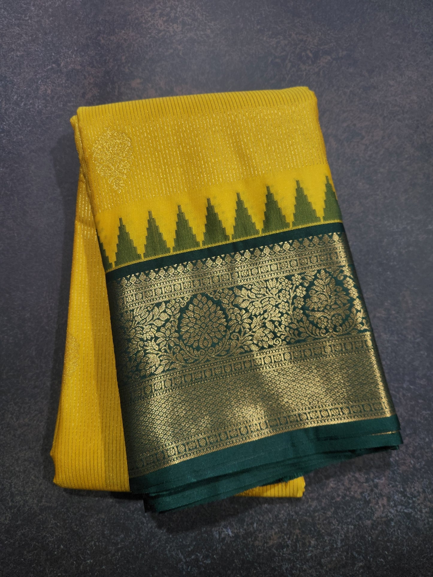 Kancheevaram semi silk brocade saree