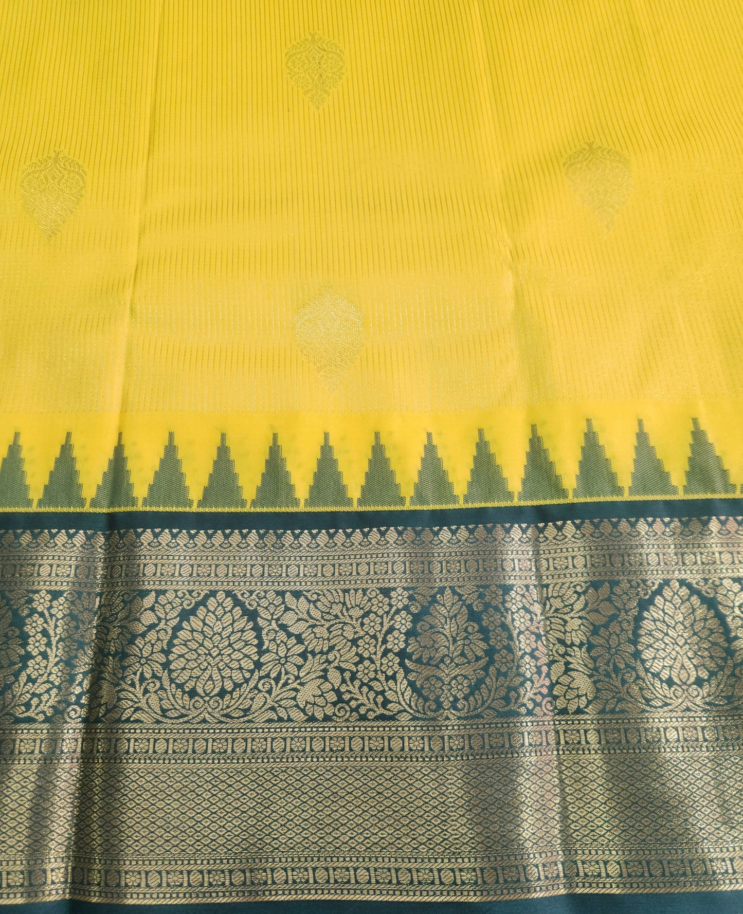 Kancheevaram semi silk brocade saree