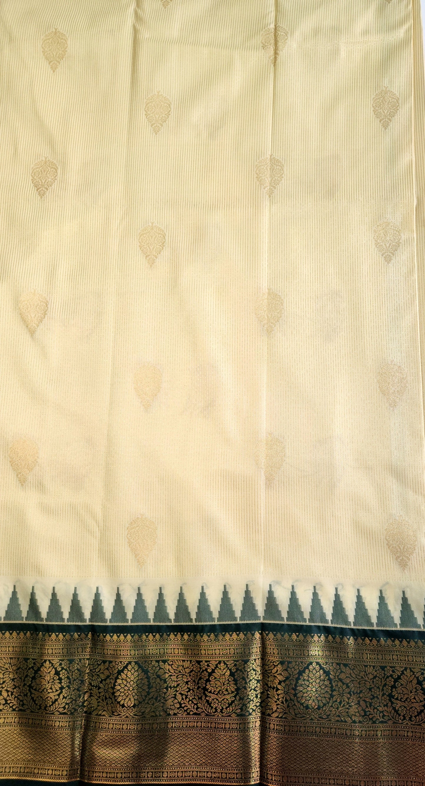 Kancheevaram semi silk brocade saree