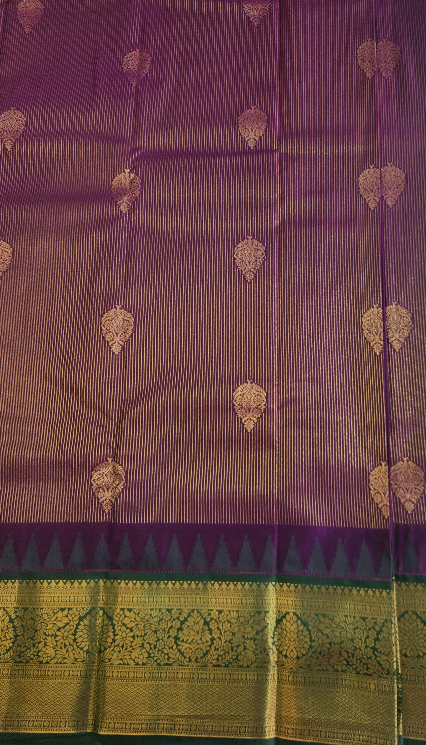 Kancheevaram semi silk brocade saree