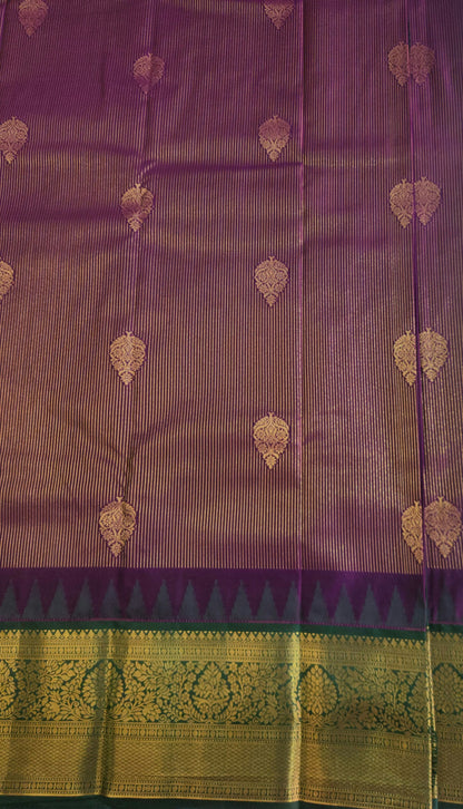 Kancheevaram semi silk brocade saree