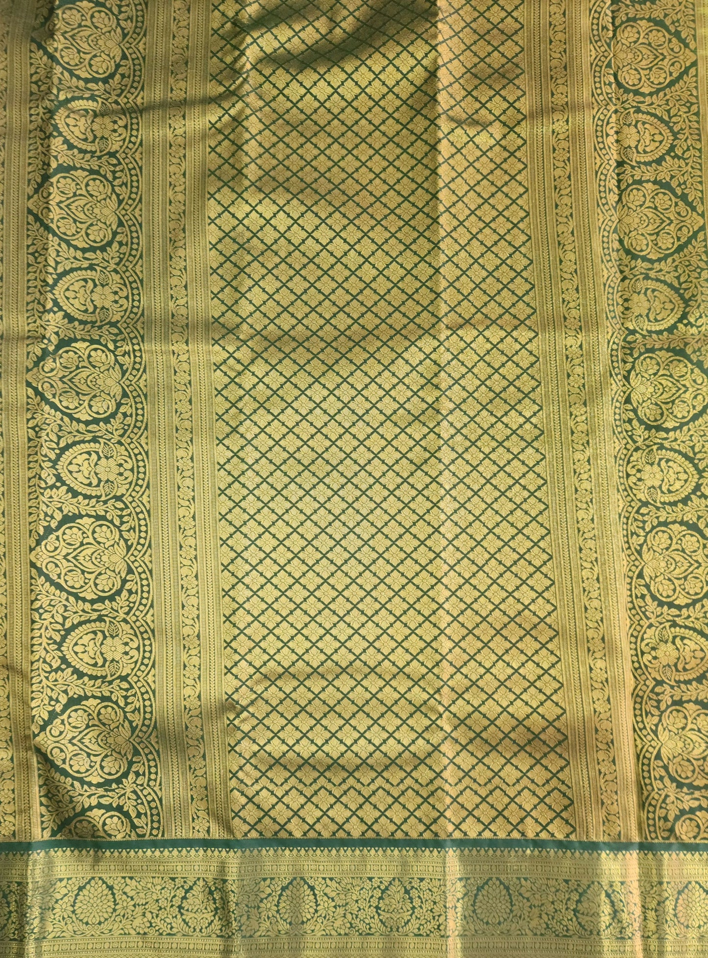 Kancheevaram semi silk brocade saree
