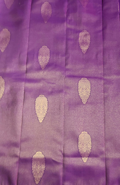 Ornate Radiance - Kancheevaram semi-silk saree