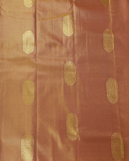 Ornate Radiance - Kancheevaram semi-silk saree