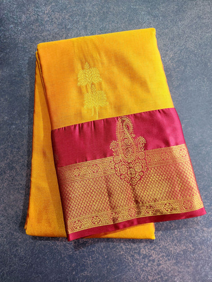 Heritage Grace - Kancheevaram semi-silk saree