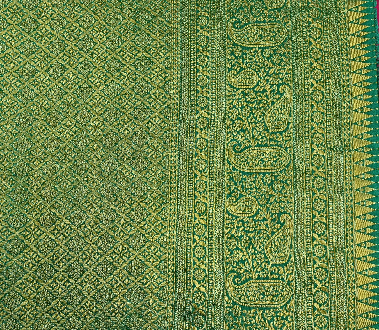 Mystic Reverie -  Kancheevaram Semi-Silk Saree