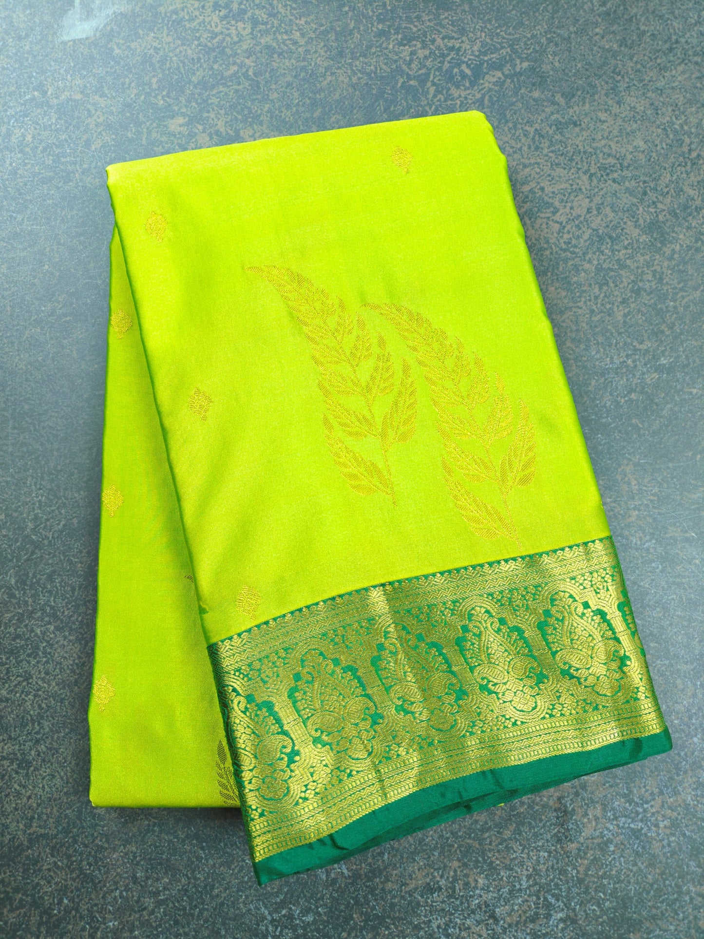 Mystic Reverie -  Kancheevaram Semi-Silk Saree