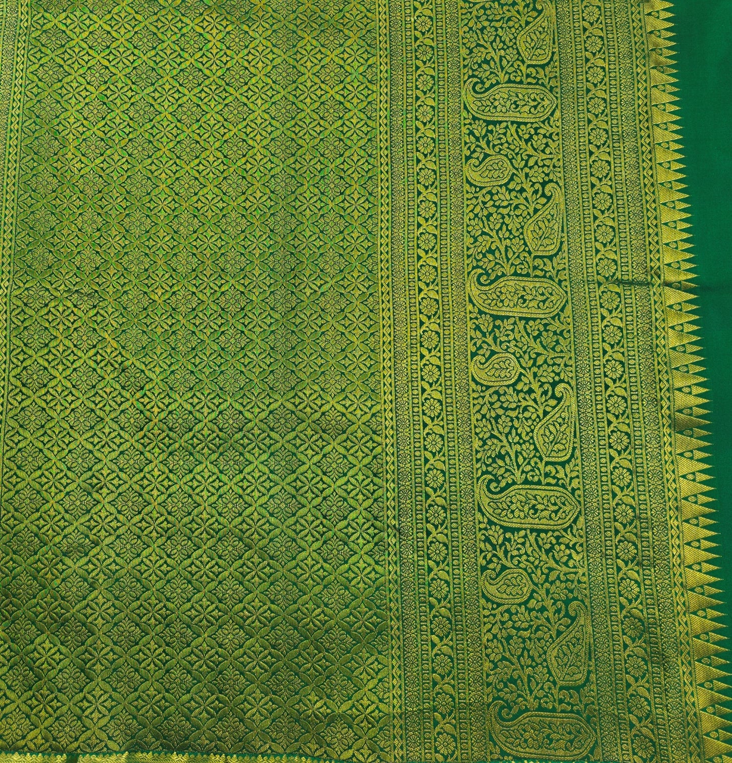Mystic Reverie -  Kancheevaram Semi-Silk Saree