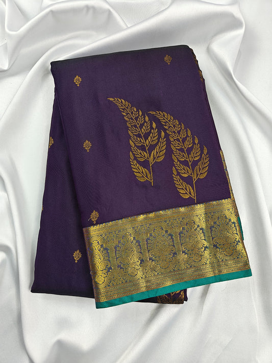 Mystic Reverie -  Kancheevaram Semi-Silk Saree