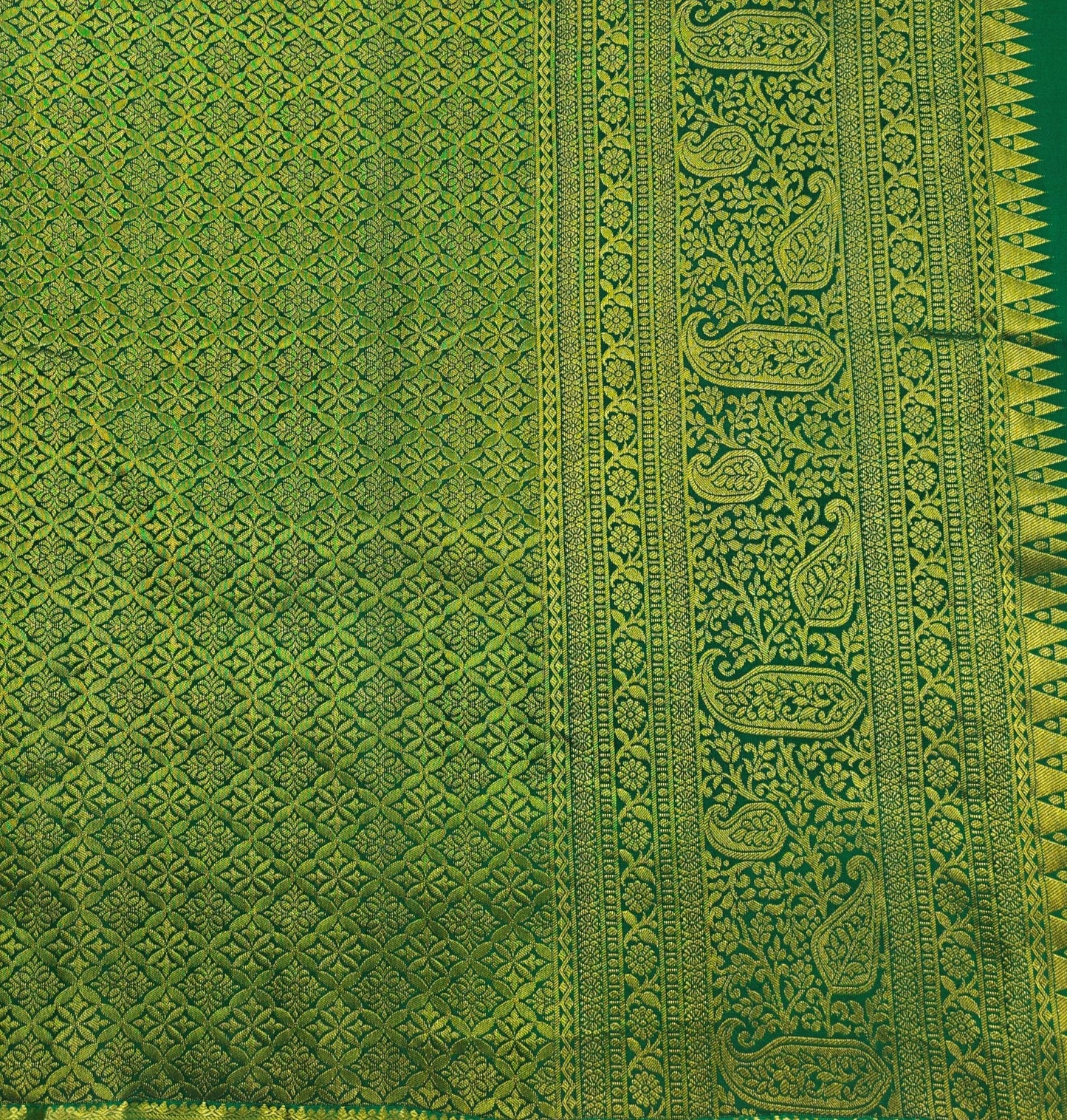 Mystic Reverie -  Kancheevaram Semi-Silk Saree