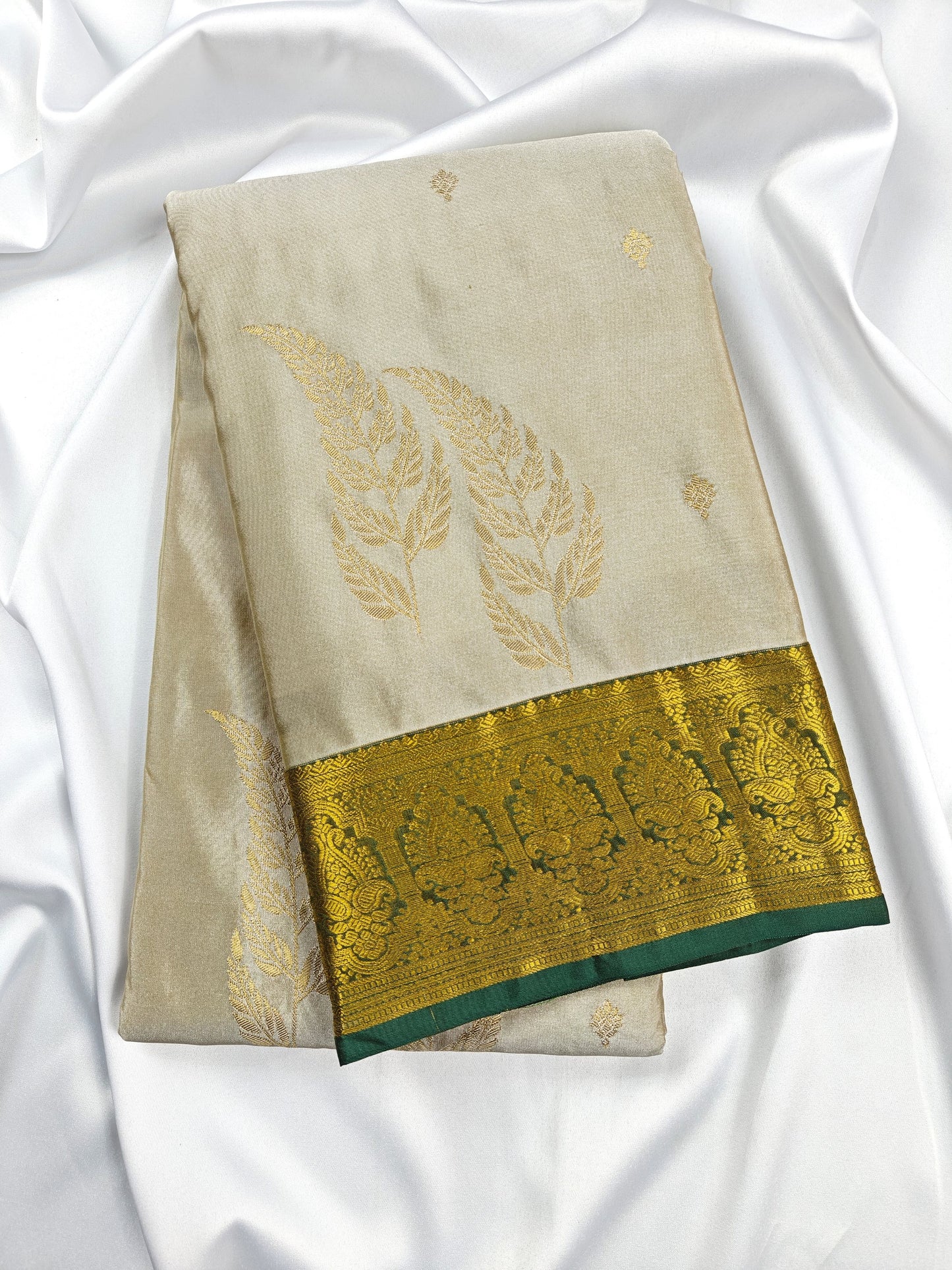 Mystic Reverie -  Kancheevaram Semi-Silk Saree
