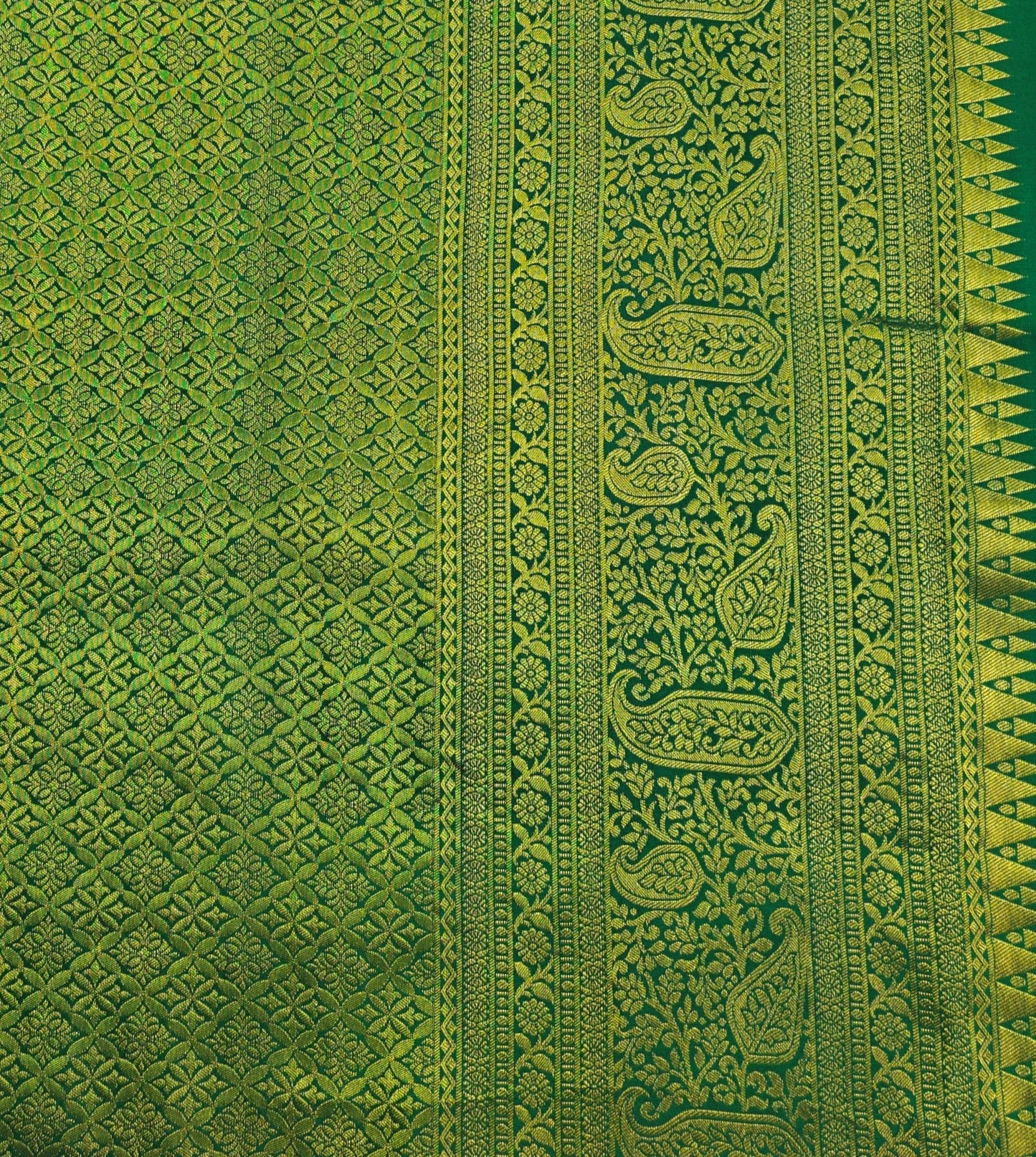 Mystic Reverie -  Kancheevaram Semi-Silk Saree