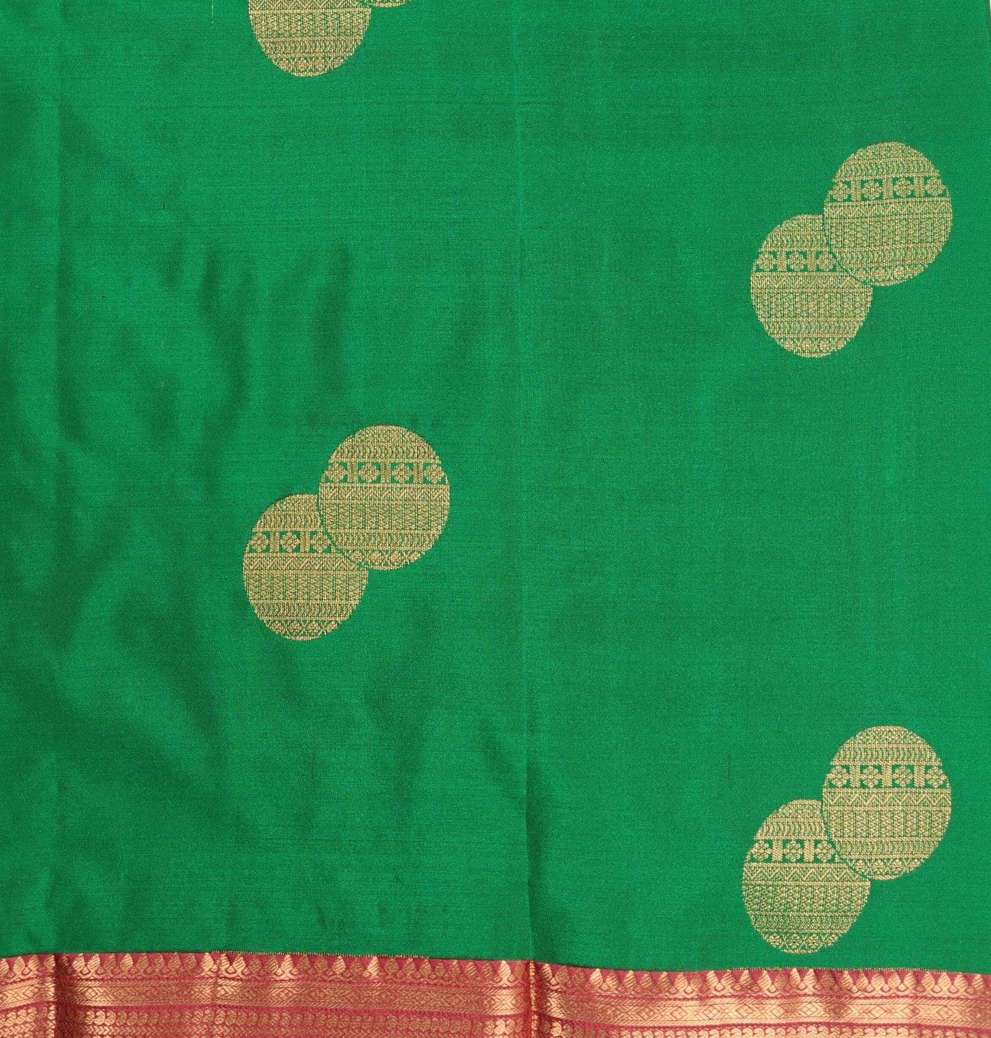 Elephant Parade - Kancheevaram semi silk saree
