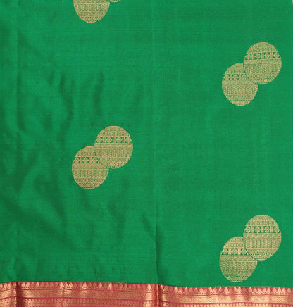 Elephant Parade - Kancheevaram semi silk saree