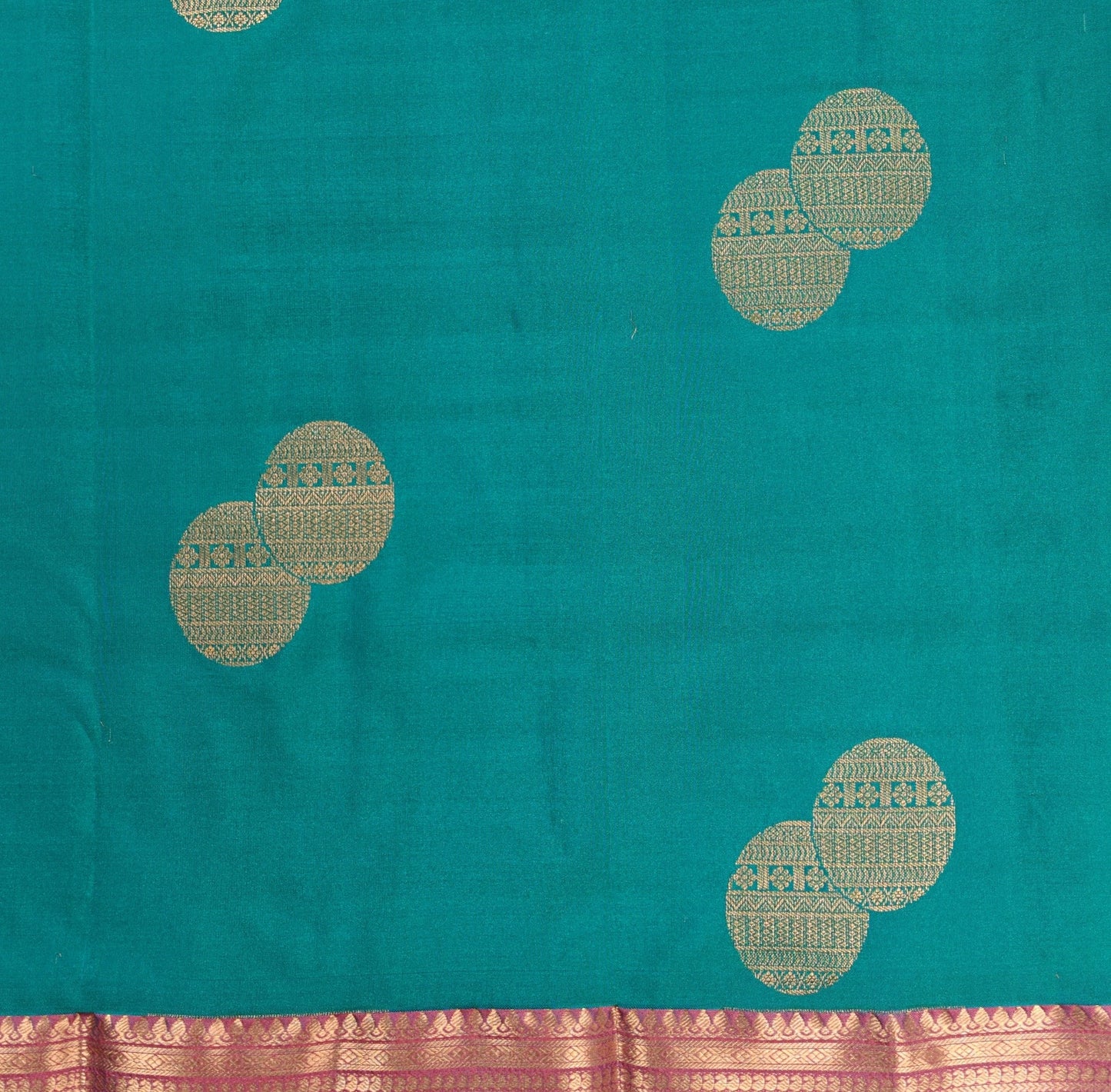 Elephant Parade - Kancheevaram semi silk saree