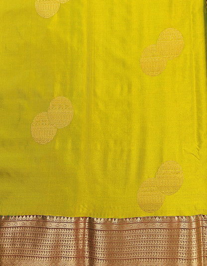 Elephant Parade - Kancheevaram semi silk saree