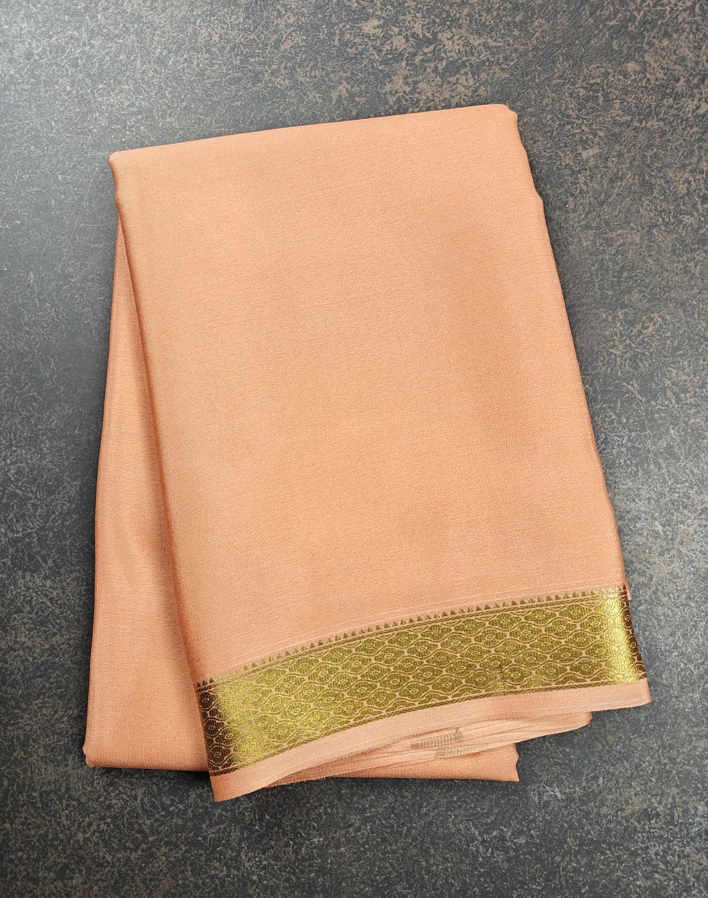 Minimalism - Pure Crepe Self Saree