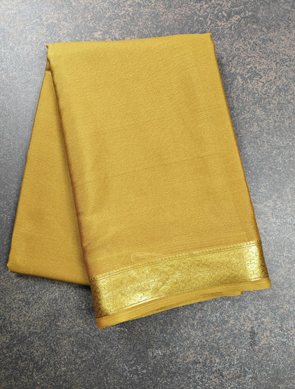 Minimalism - Pure Crepe Self Saree