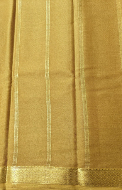 Minimalism - Pure Crepe Self Saree