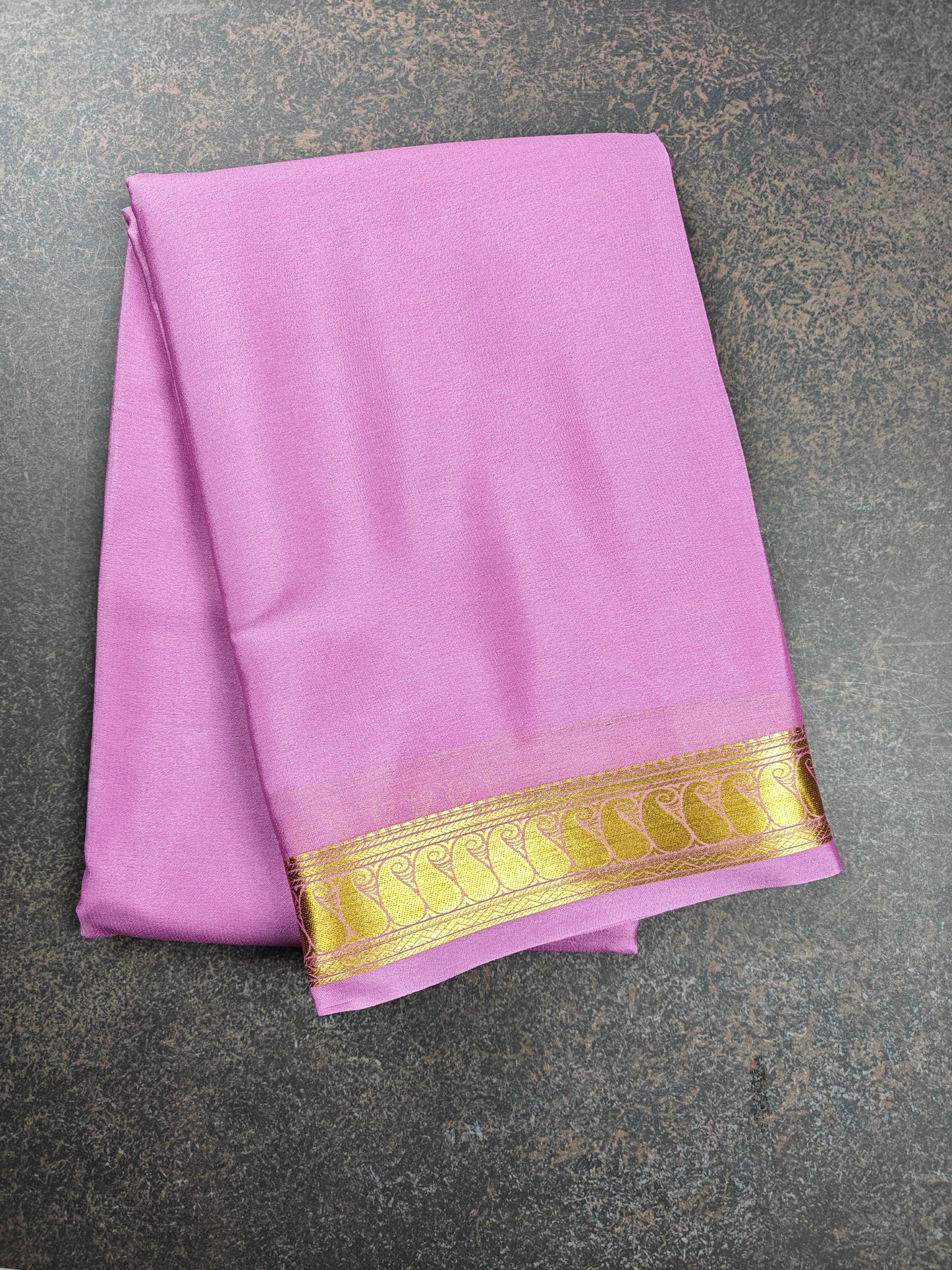 Minimalism - Pure Crepe Self Saree