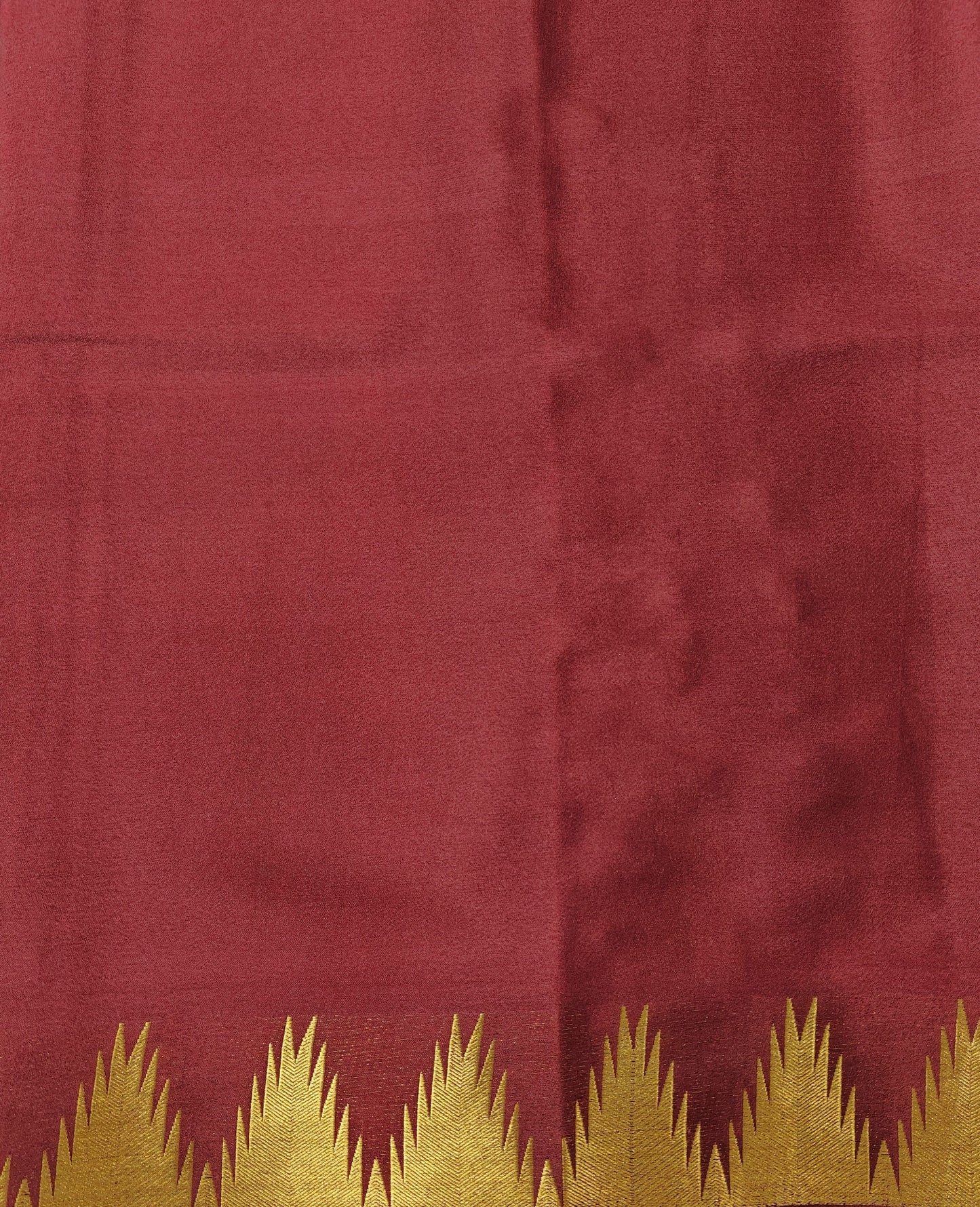 Grace in Weave - Pure crepe 90grams Temple border saree