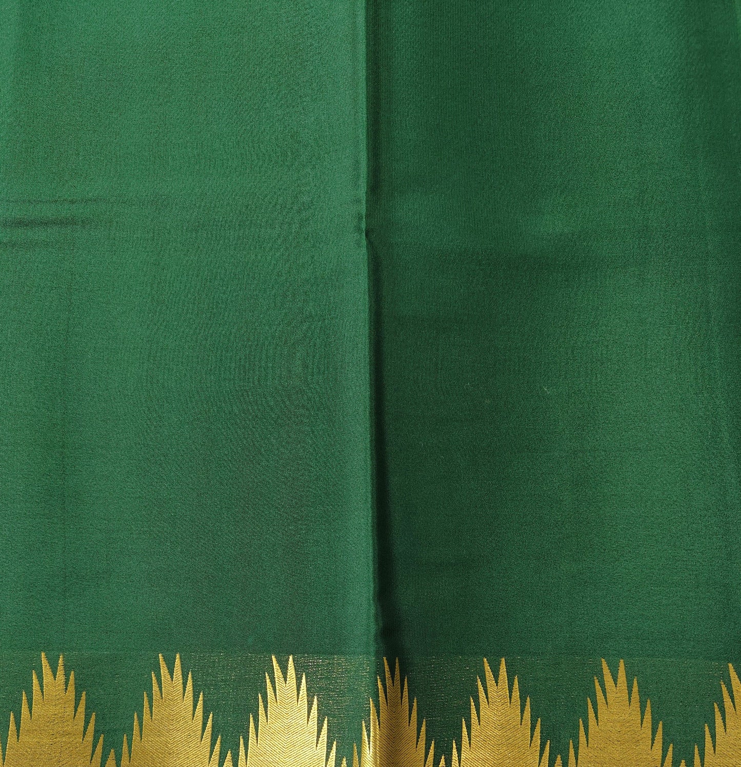 Grace in Weave - Pure crepe 90grams Temple border saree