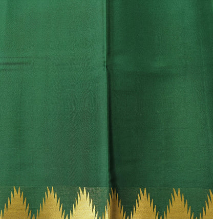 Grace in Weave - Pure crepe 90grams Temple border saree