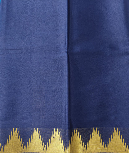 Grace in Weave - Pure crepe 90grams Temple border saree