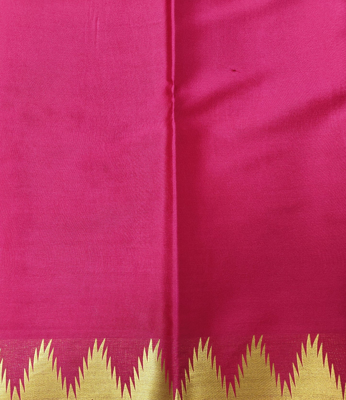Grace in Weave - Pure crepe 90grams Temple border saree