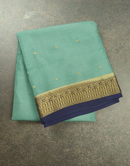 Pure Crepe Saree with small  motifs