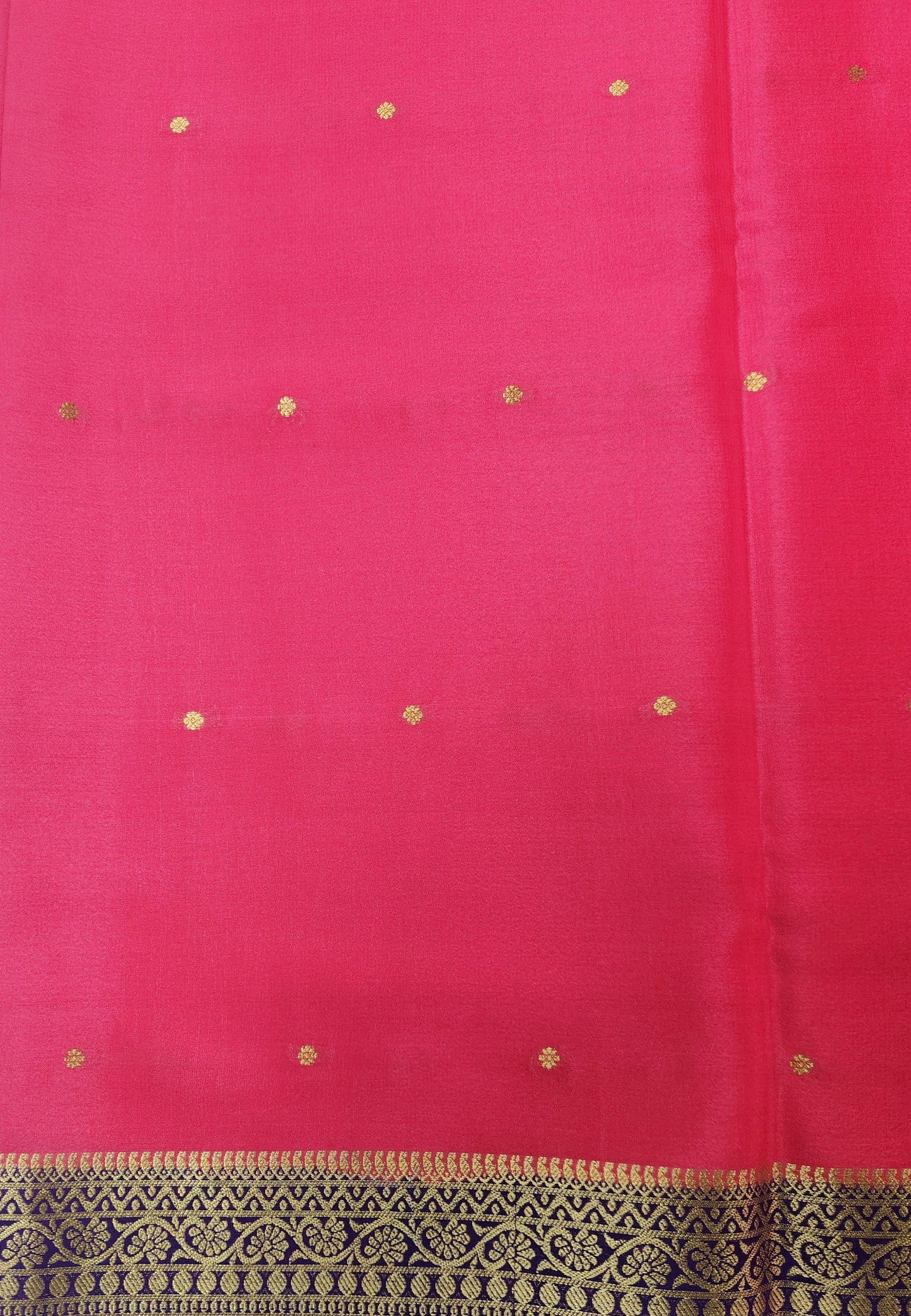 Pure Crepe Saree with small  motifs