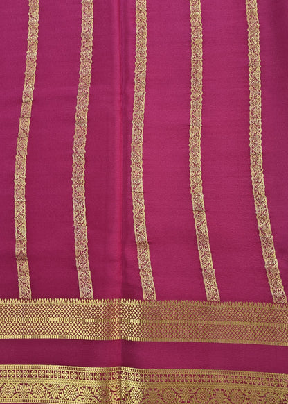 Pure Crepe saree with Bentex border