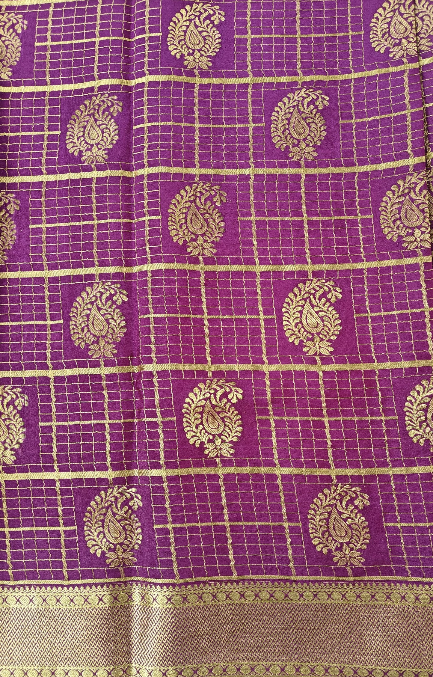 Timeless Grids - Pure Checkered Crepe Sarees