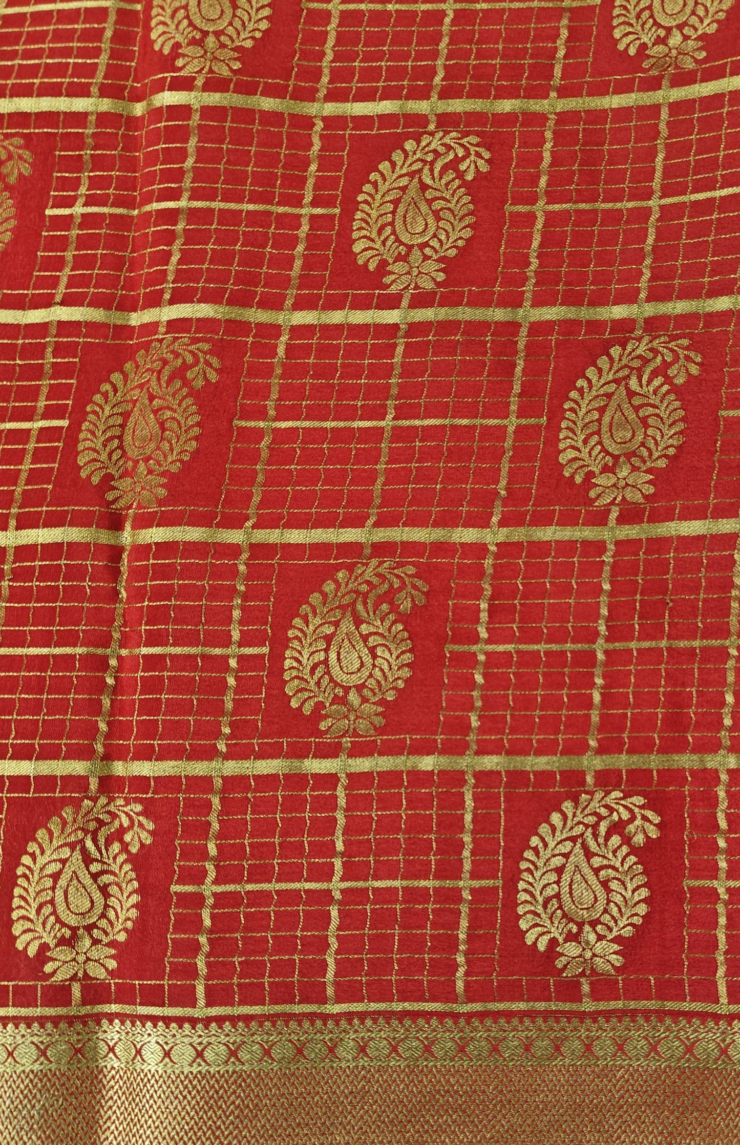 Timeless Grids - Pure Checkered Crepe Sarees