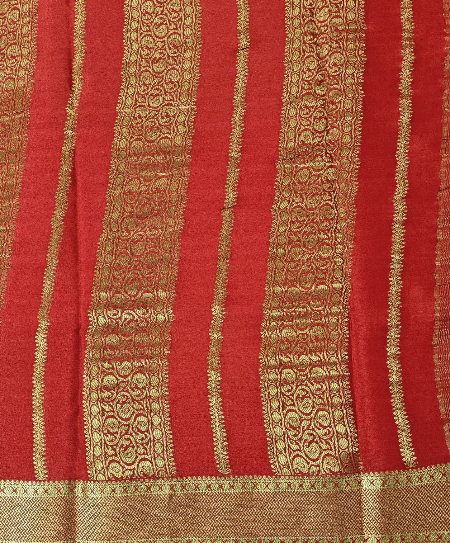 Timeless Grids - Pure Checkered Crepe Sarees