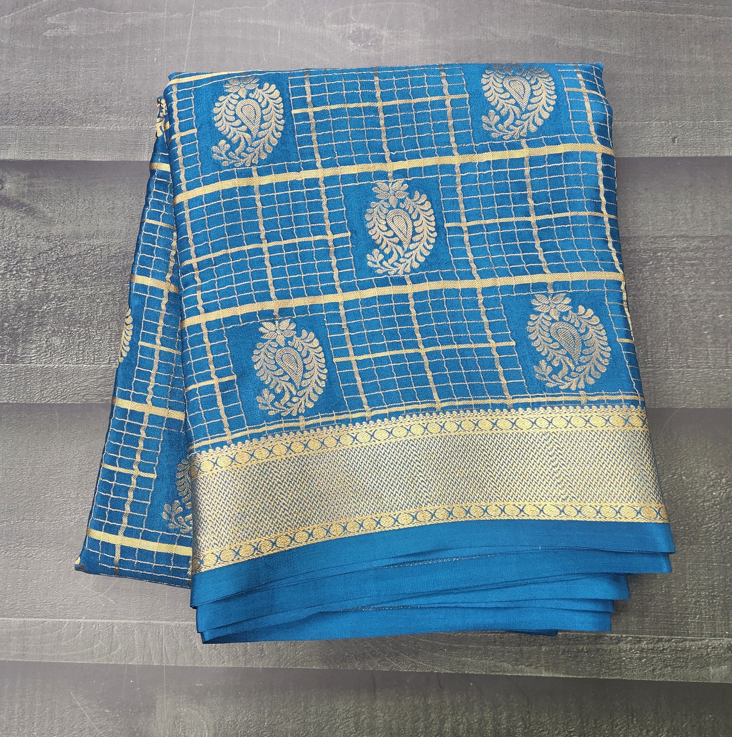 Timeless Grids - Pure Checkered Crepe Sarees
